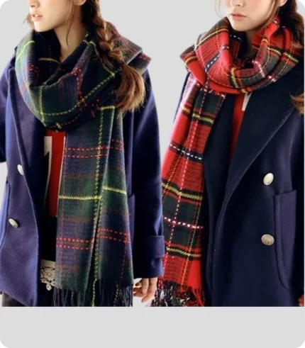 Acrylic Wool Tartan Scarves