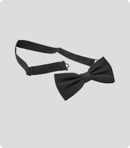 Black Basic Pre-Tied Bow Tie