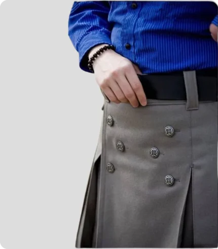 Cargo Utility Kilt With Dual Pockets