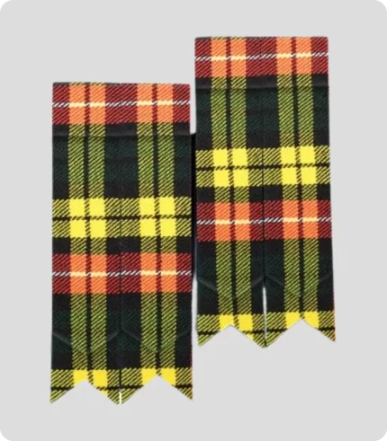 Custom Made Buchanan Tartan Kilt Flashes