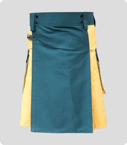 Green & Yellow Hybrid kilt