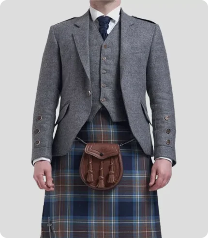 Hand Made Scottish Argyle Jacket