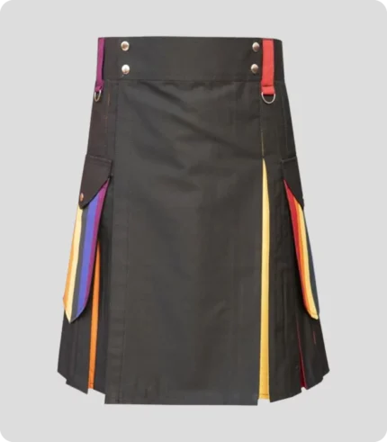 Modern Box Pleated Hybrid Kilt