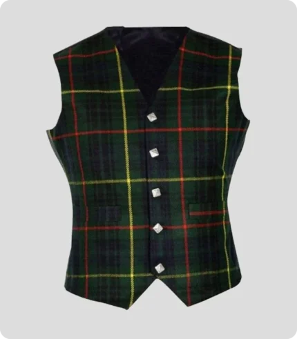 Premium Quality Macleod Lewis Tartan Waistcoat