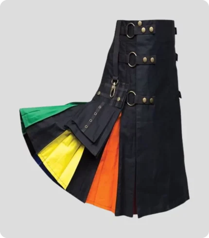 RainBow Utility Kilt For Men