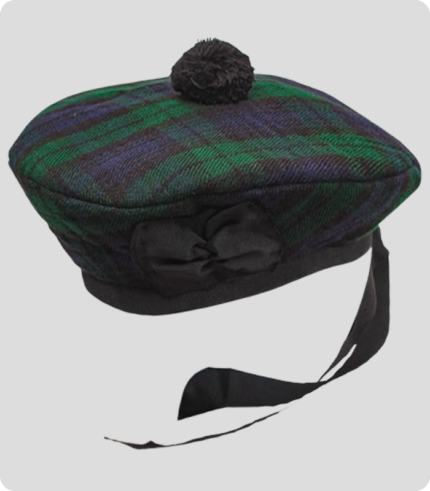 Scotland balmoral hat black