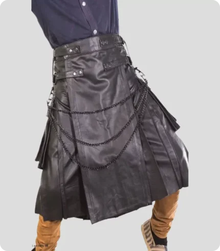 Scottish Pride Leather Kilt