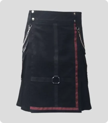 Standard Black Utility Kilt