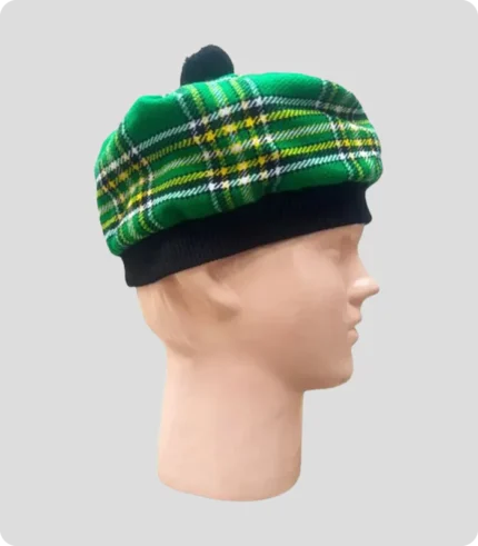 Tam O Shanter Hat - Irish Green Tartan Hat