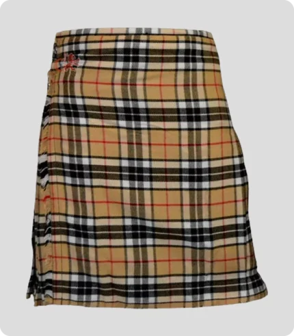 Thompson Camel Tartan Skirt