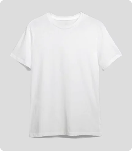 white t shirt front